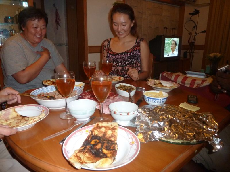 Soiree crêpes avec Diana et sa maman, Shanghai, Chine