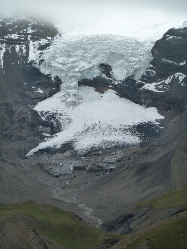 Glacier, autour des Annapurnas, Népal