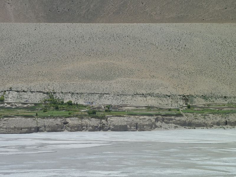 River and rock, around Annapurnas, Nepal